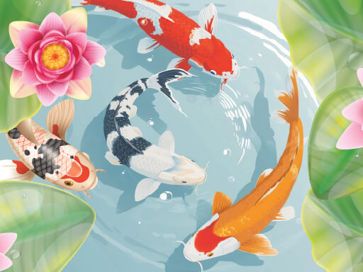 Koi Fish Pond - Idle Merge Game_img