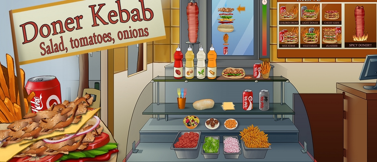 Dner Kebab salade tomates oignons